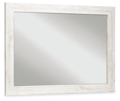 Paxberry - Bedroom Accent Mirror - Whitewash by Ashley – Mirrors