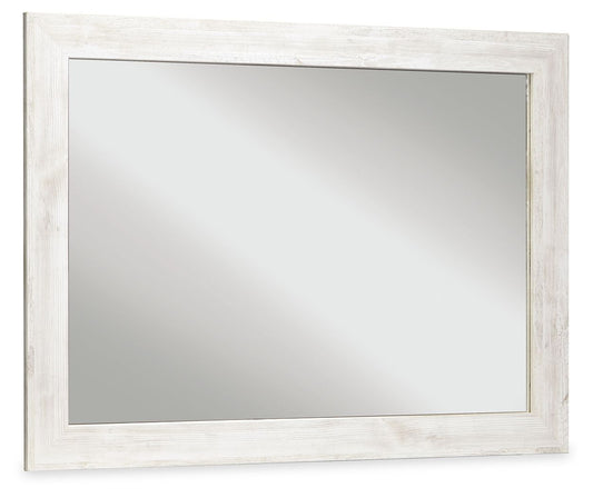 Paxberry - Bedroom Accent Mirror - Whitewash by Ashley – Mirrors