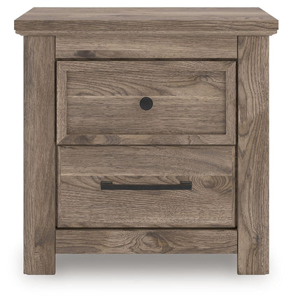 Rusticott - Two Drawer Night Stand - Brown by Ashley – view 2