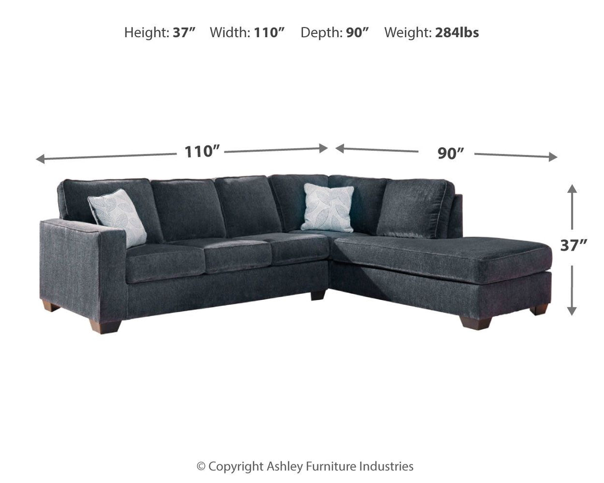 Altari - 2 Piece Sleeper Sectional by Ashley – view 5