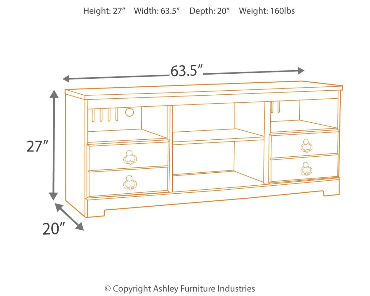 Willowton - TV Stand With Fireplace Option by Ashley – view 3
