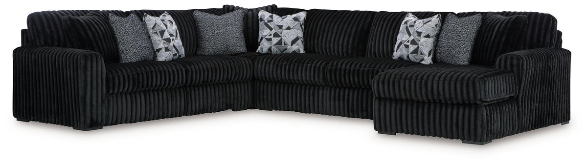 Midnight-Madness - 6 Piece Sectional by Ashley – view 7