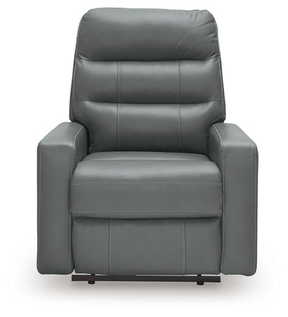 Pennacle Pier - Power Recliner With Adjustable Headrest by Ashley – view 3