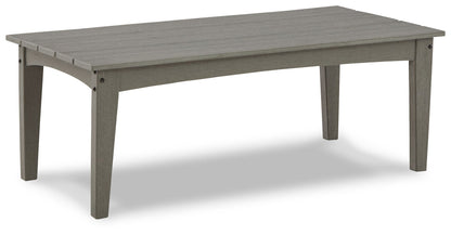 Visola - Rectangular Cocktail Table - Gray by Ashley – Coffee Tables