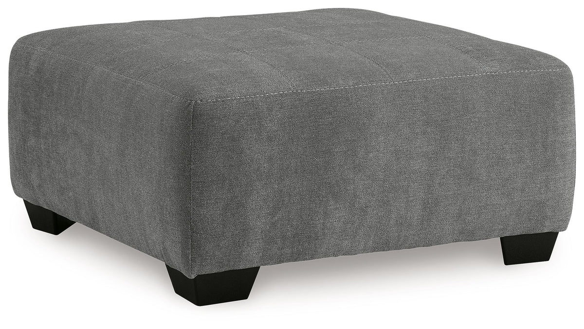 Birkdale Court - Oversized Accent Ottoman - Gray – Accent Ottomans