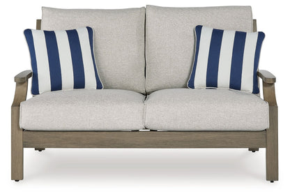 Rainier Ranch - Loveseat With Cushion - Brown / Beige by Ashley – view 2