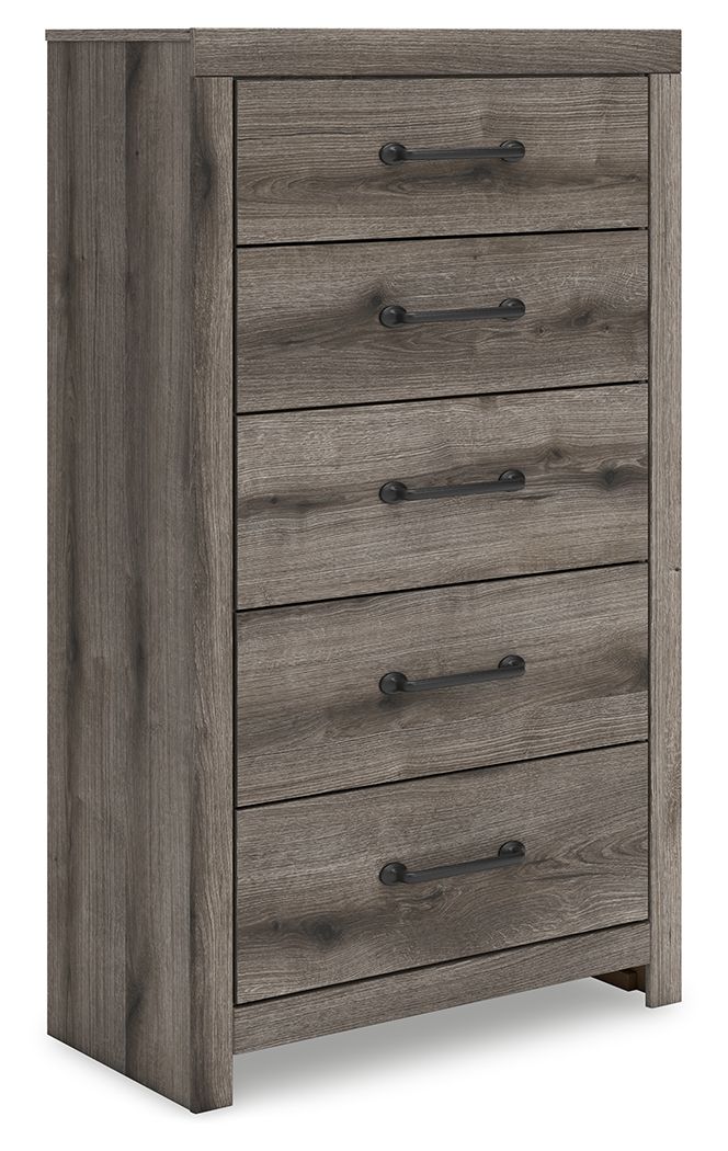 Graystorm - Five Drawer Chest - Brown Gray by Ashley – Accent Chests