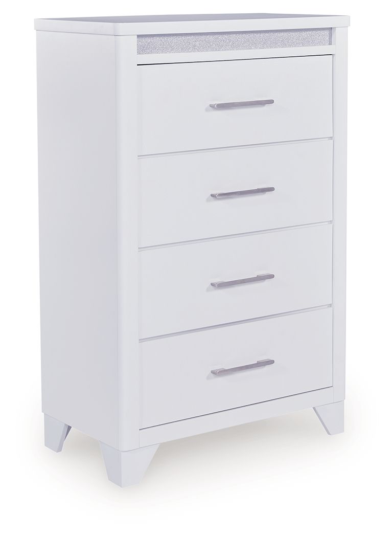 Jarlee - Four Drawer Chest - White by Ashley – Accent Chests