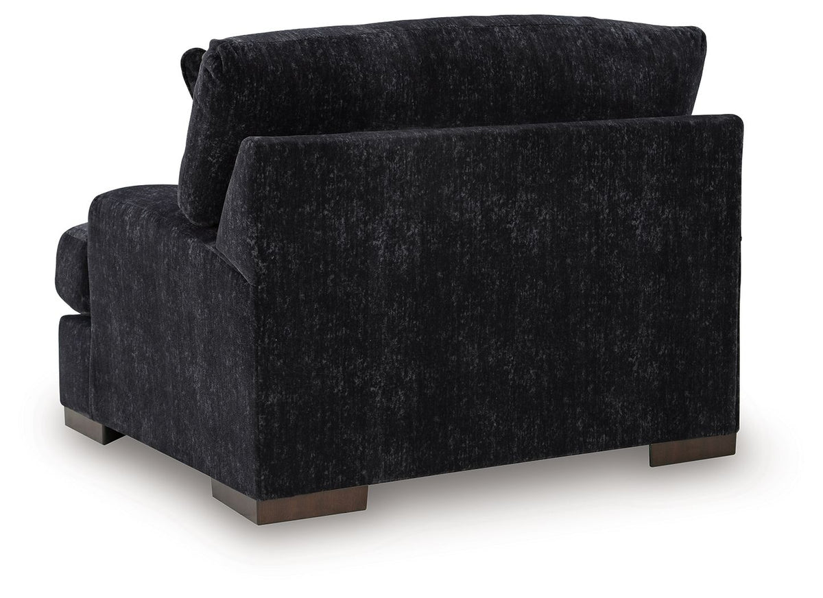 Whitmore Manor - Chair And A Half - Black Pearl – view 3