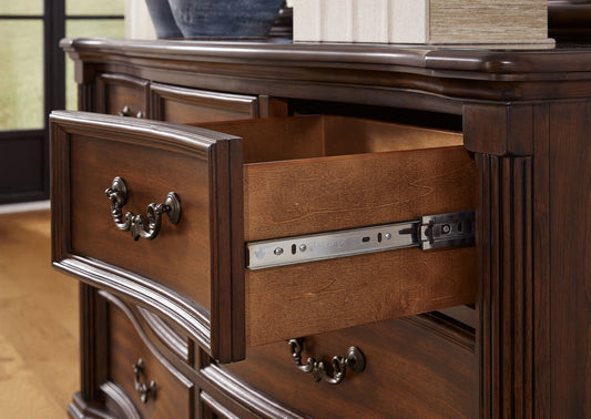 Lavinton - Dresser And Mirror - Brown by Ashley – view 2