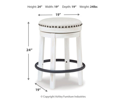 Valebeck - Upholstered Swivel Stool by Ashley – view 3