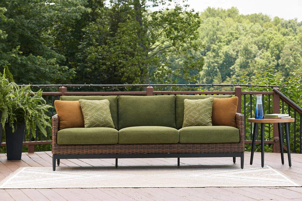 Horizon Hall - Sofa With Cushion - Brown / Green by Ashley – view 4