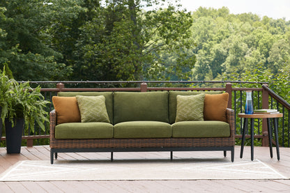 Horizon Hall - Sofa With Cushion - Brown / Green by Ashley – view 4