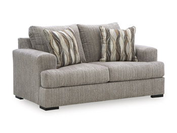 Lofwood - Loveseat by Ashley – Stationary Loveseats