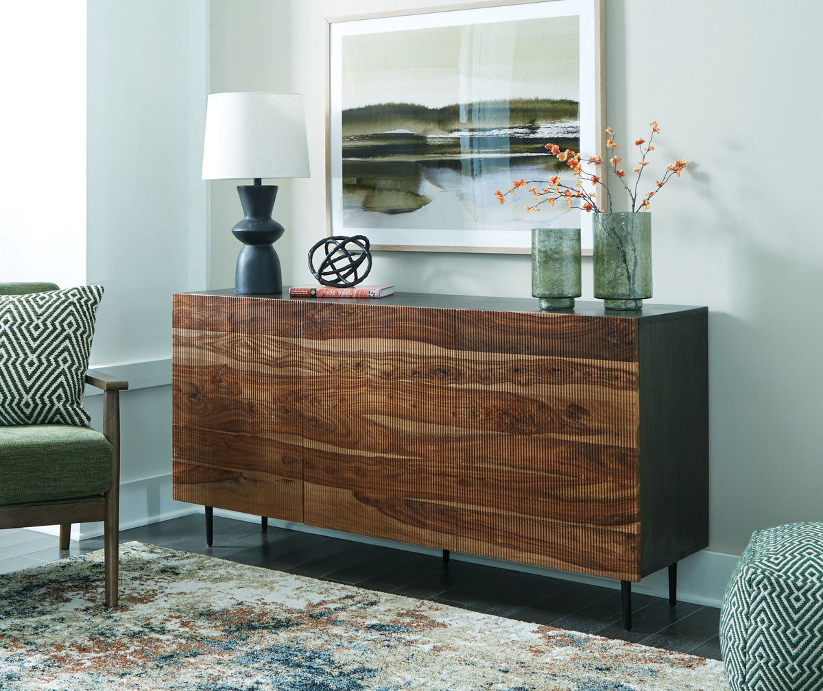 Darrey - Accent Cabinet - Natural / Brown by Ashley – view 2