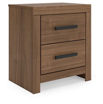 Broachmyn - Two Drawer Night Stand by Ashley – Accent Nightstands