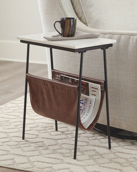 Etanbury - Accent Table - Brown / Black / White by Ashley – view 2