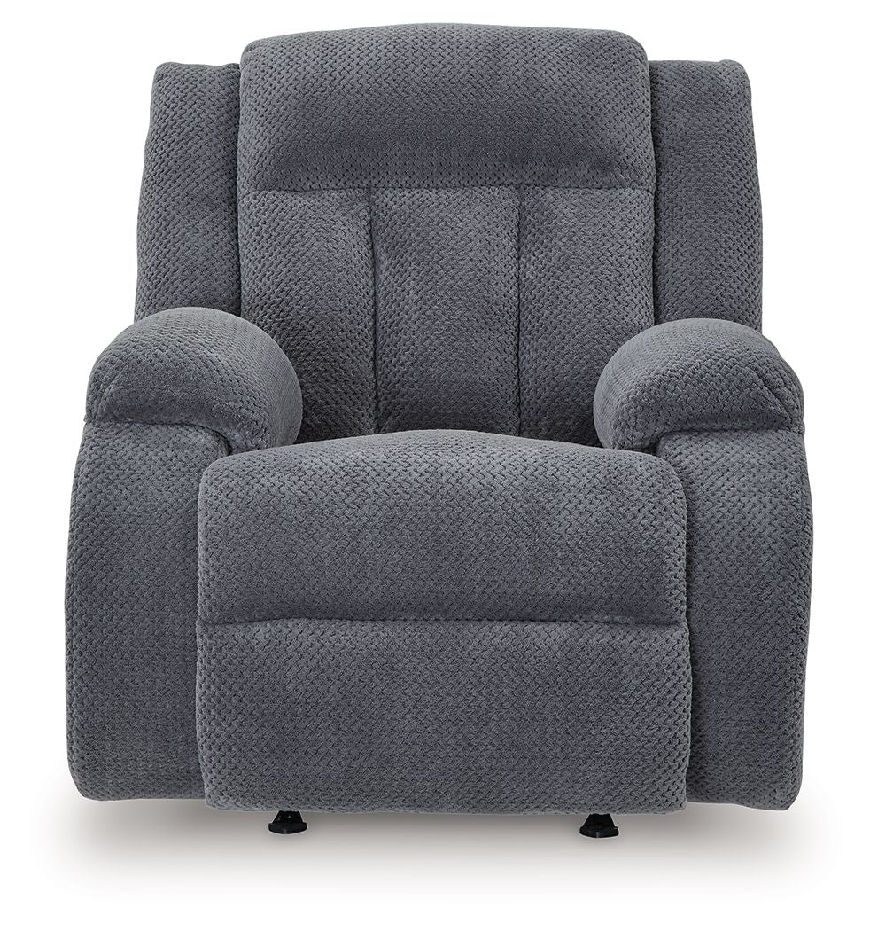 Observation - Power Rocker Recliner - Steel by Ashley – view 3