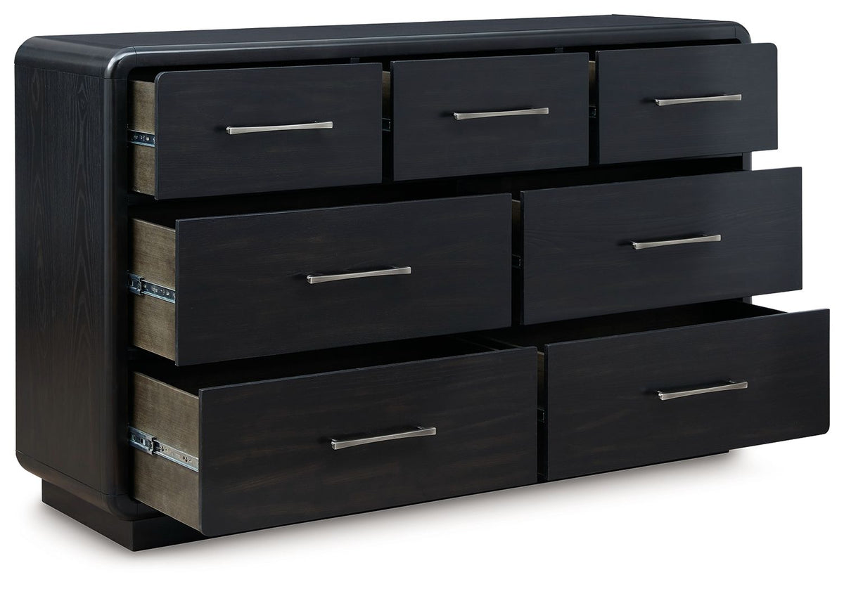 Rowanbeck - Dresser - Black by Ashley – view 3