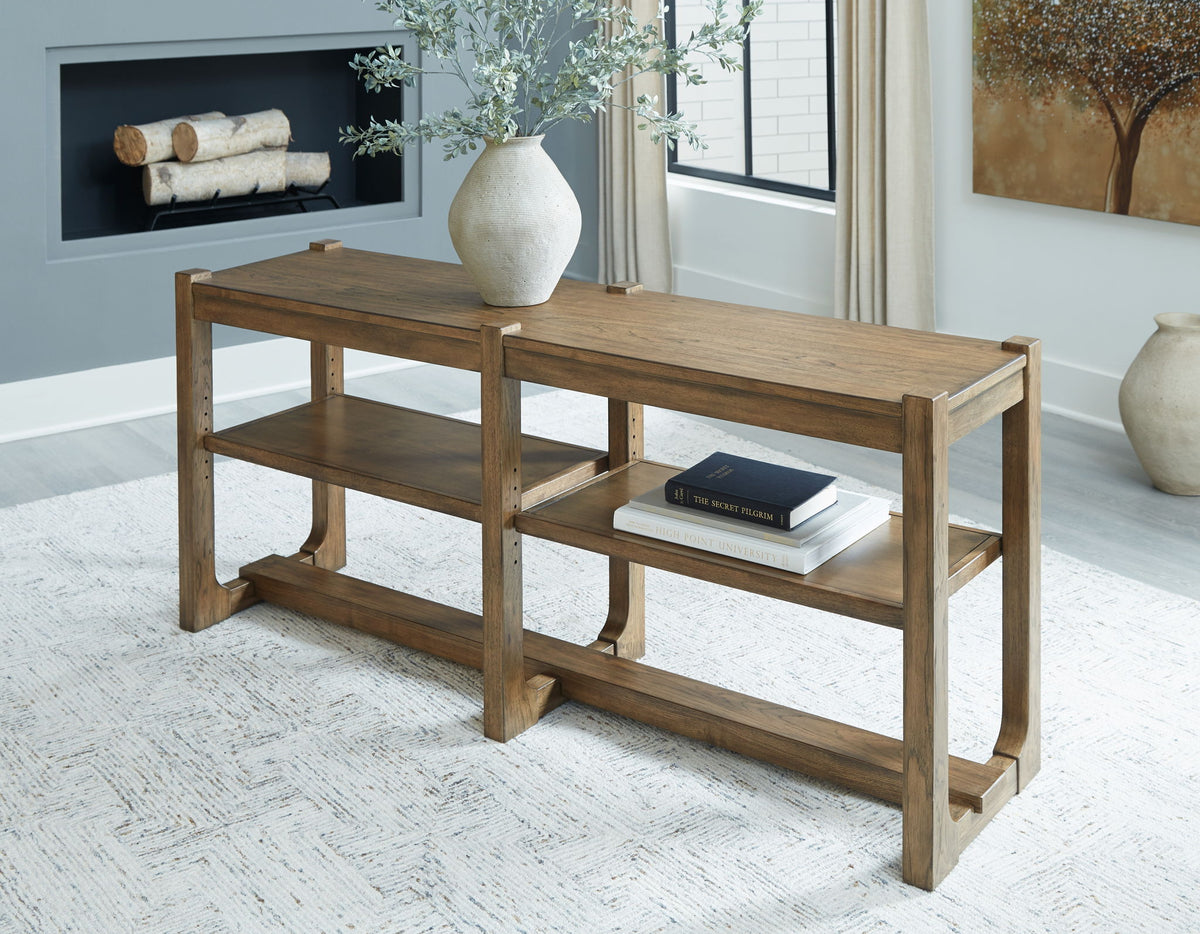 Cabalynn - Sofa Table - Light Brown by Ashley – view 2