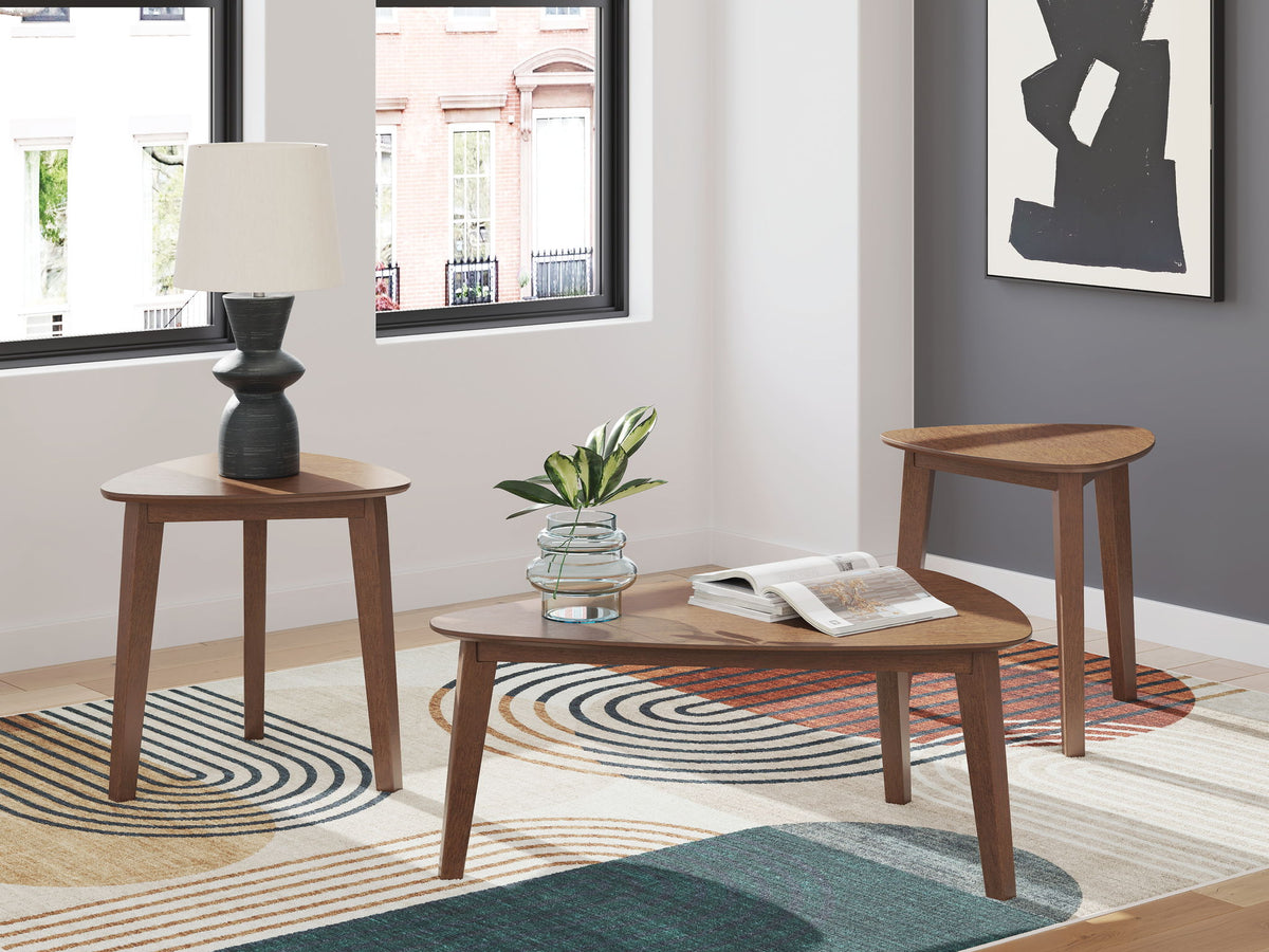 Lyncott - Occasional Wood Table Set (Set of 3) - Brown by Ashley – view 2