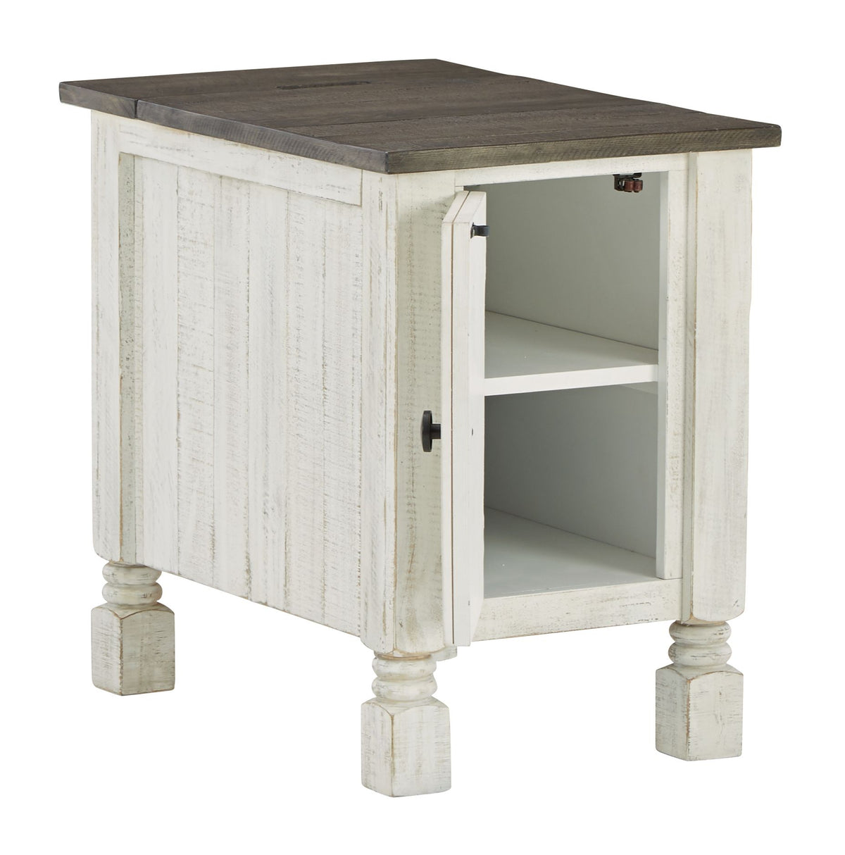 Havalance - Chair Side End Table - White / Gray by Ashley – view 2