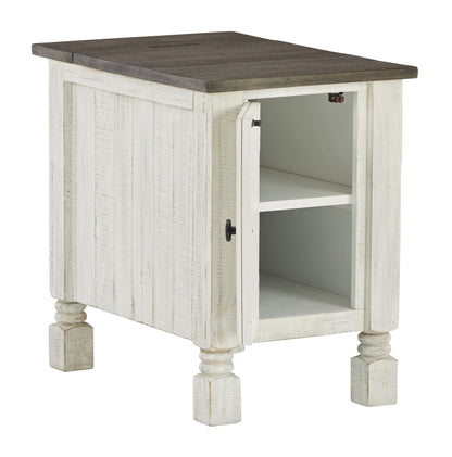 Havalance - Chair Side End Table - White / Gray by Ashley – view 2