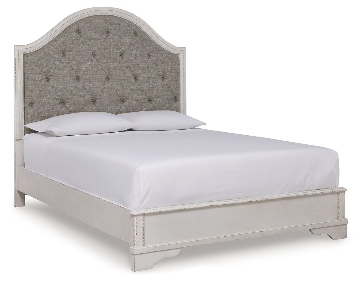 Blendon - Queen Upholstered Panel Bed - Rustic Brown by Ashley – Panel Beds