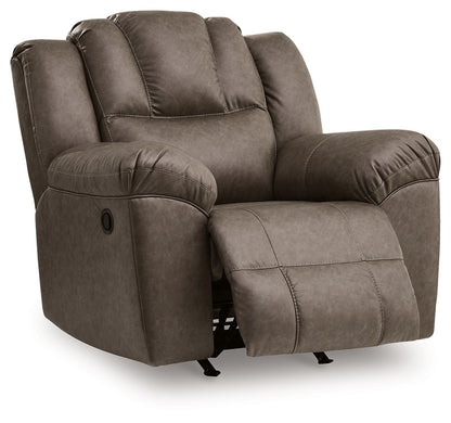 Lowilla - Rocker Recliner - Driftwood by Ashley – view 2