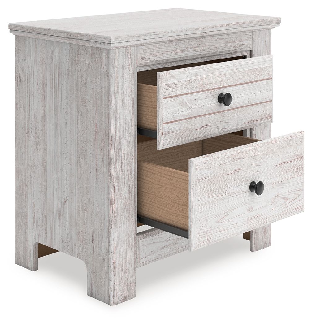 Makidern - Two Drawer Night Stand by Ashley – view 3