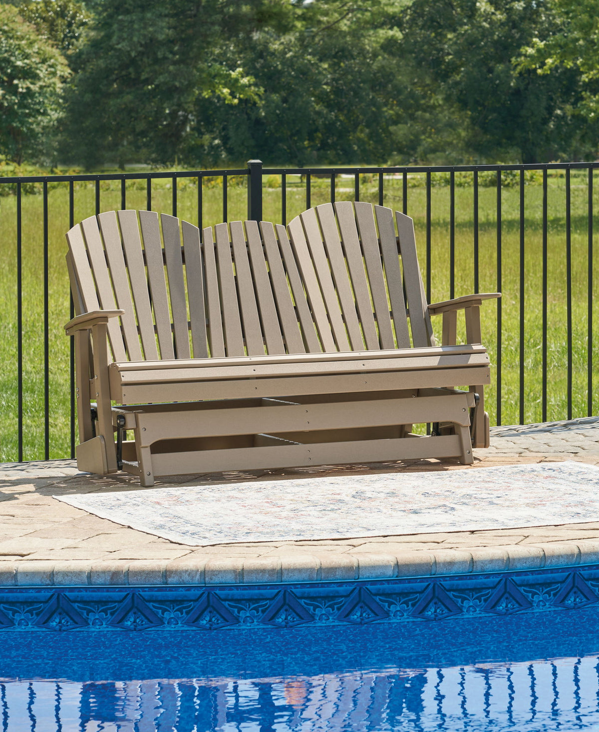 Hyland Wave - Glider Loveseat by Ashley – view 4