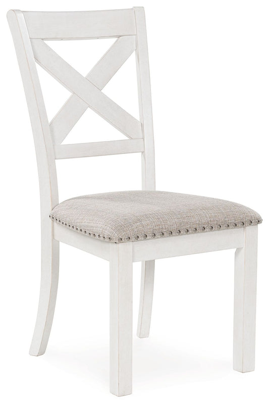 Robbinsdale - Dining Upholstered Side Chair (Set of 2) - Antique White by Ashley – Chair Sets