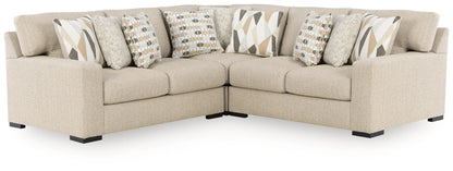 Laurelgrove - 3 Piece Sectional – Stationary Sectionals