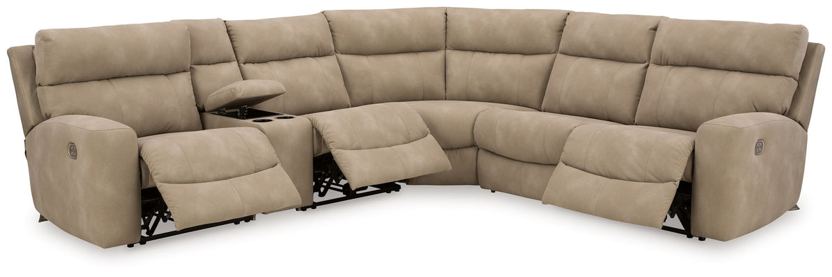 Next-Gen Durapella - 6 Piece Reclining Sectional by Ashley – view 6