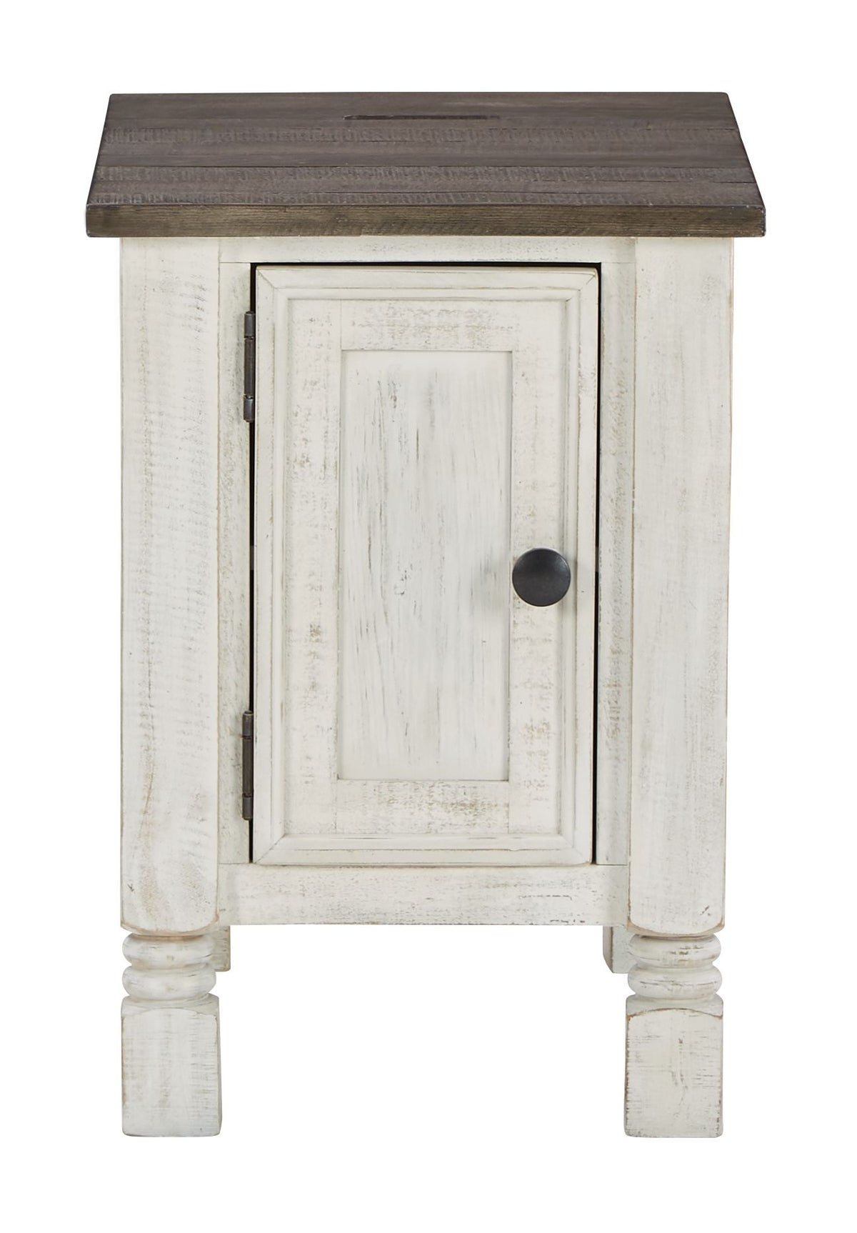 Havalance - Chair Side End Table - White / Gray by Ashley – view 3