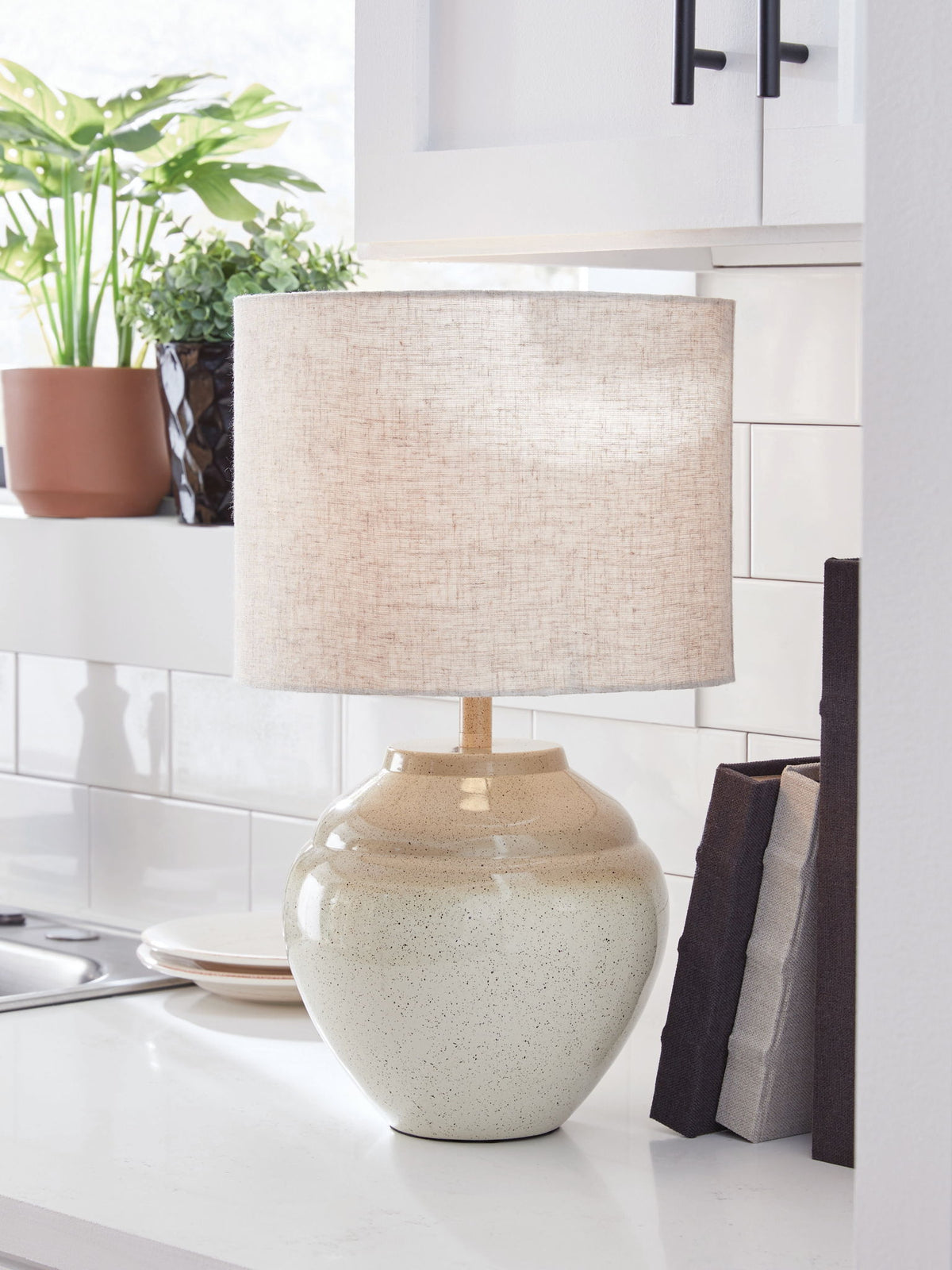 Waldish - Metal Table Lamp - Cream / Beige by Ashley – view 2