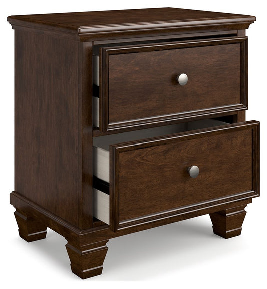 Danabrin - Two Drawer Nightstand - Brown by Ashley – view 2