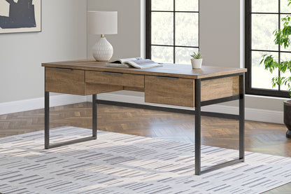 Montia - Home Office Desk - Light Brown by Ashley – view 3