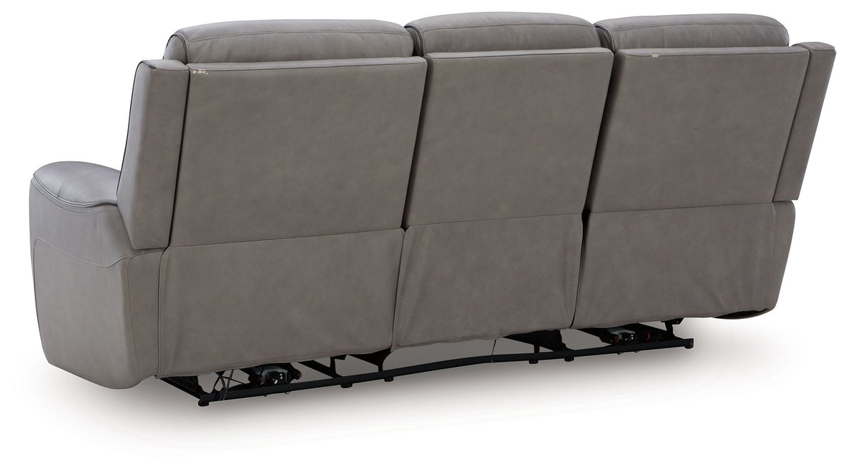 5Z-Comfort - Relaxation - Power Reclining Sofa With Adj Headrest by Ashley – view 4