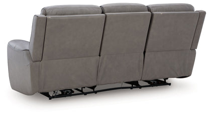 5Z-Comfort - Relaxation - Power Reclining Sofa With Adj Headrest by Ashley – view 4