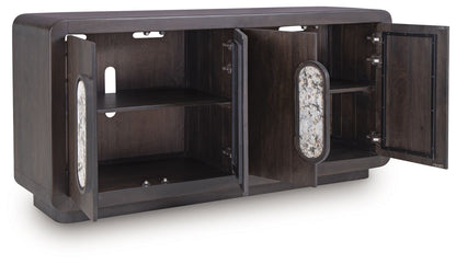 Elliston - Accent Cabinet - Espresso Brown by Ashley – view 3