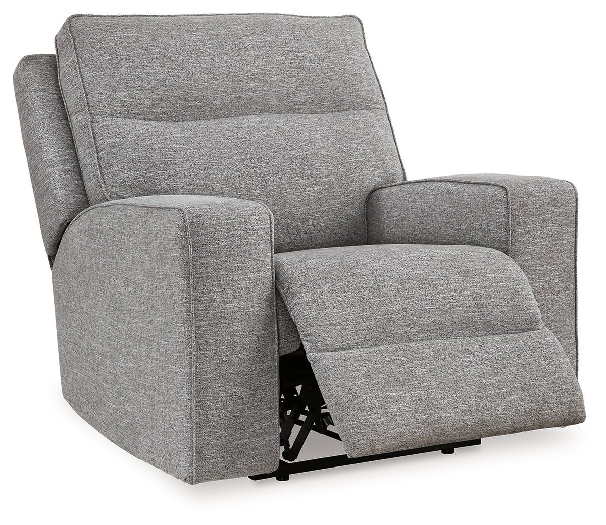 Biscoe - Power Recliner /Adj Headrest - Pewter by Ashley – view 2