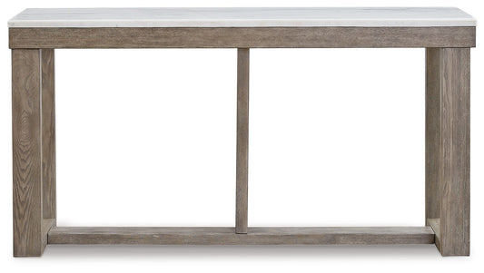 Loyaska - Sofa Table - Brown / Ivory by Ashley – view 2