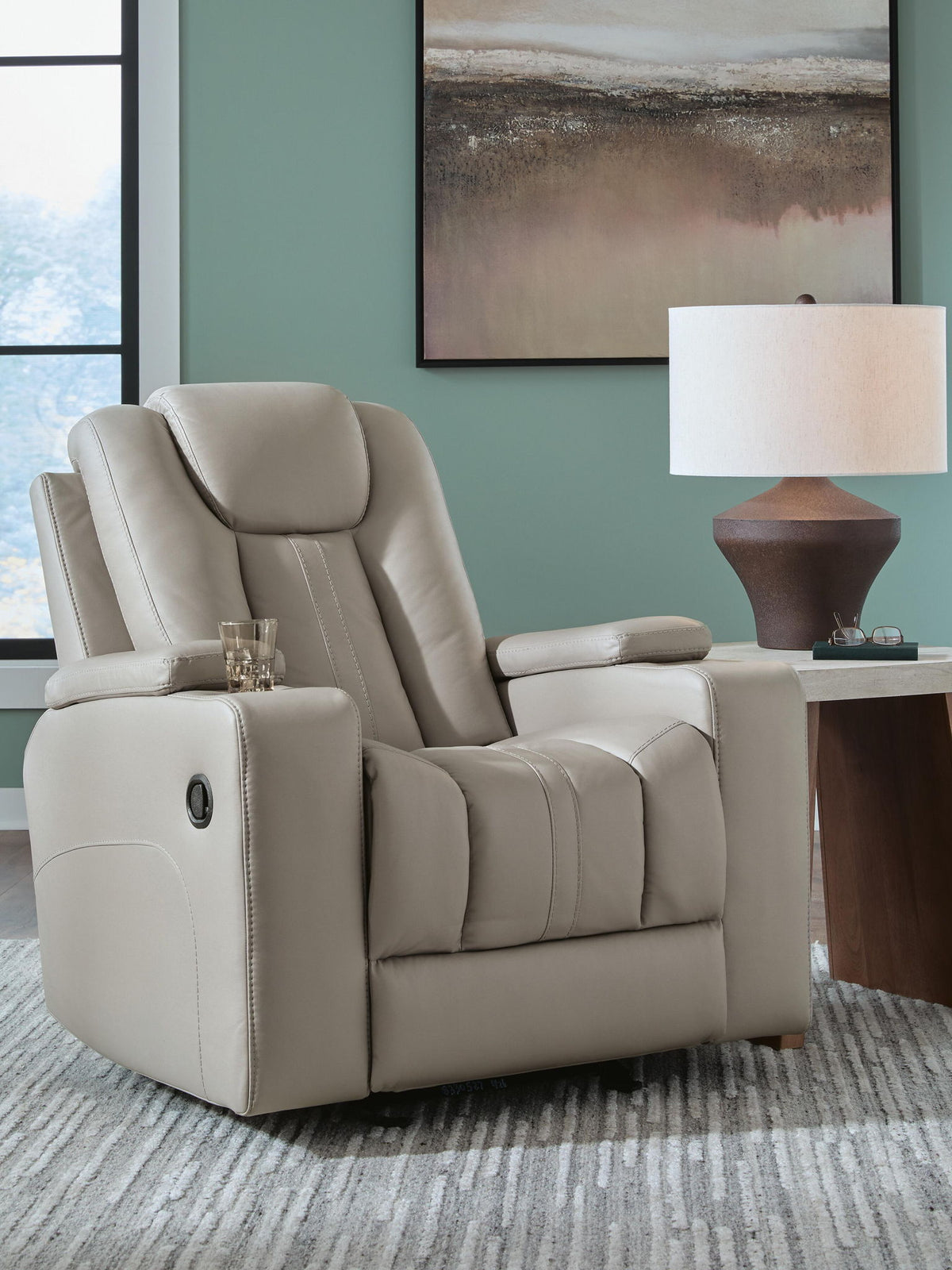 Elevate Edges - Glider Recliner - Coin by Ashley – view 3