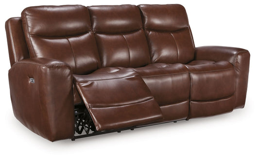 Bexhurst - 2 Pc. - Power Reclining Sofa And Loveseat - Mahogany – view 2
