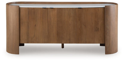 Fitzroy - Accent Cabinet - Brown / White by Ashley – view 2