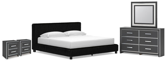 Zuraleus - Upholstered Bedroom Set – view 2