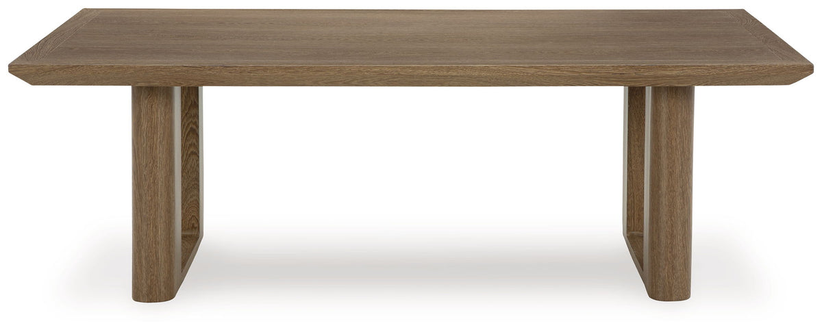 Serene Bay - Rectangular Cocktail Table - Dark Brown by Ashley – view 2