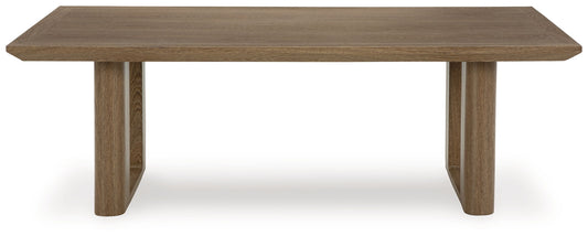 Serene Bay - Rectangular Cocktail Table - Dark Brown by Ashley – view 2