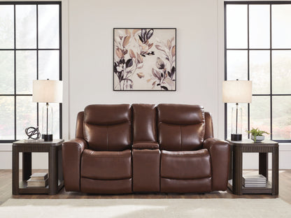 Bexhurst - Power Reclining Loveseat With Console / Adjustable Headrest by Ashley – view 4